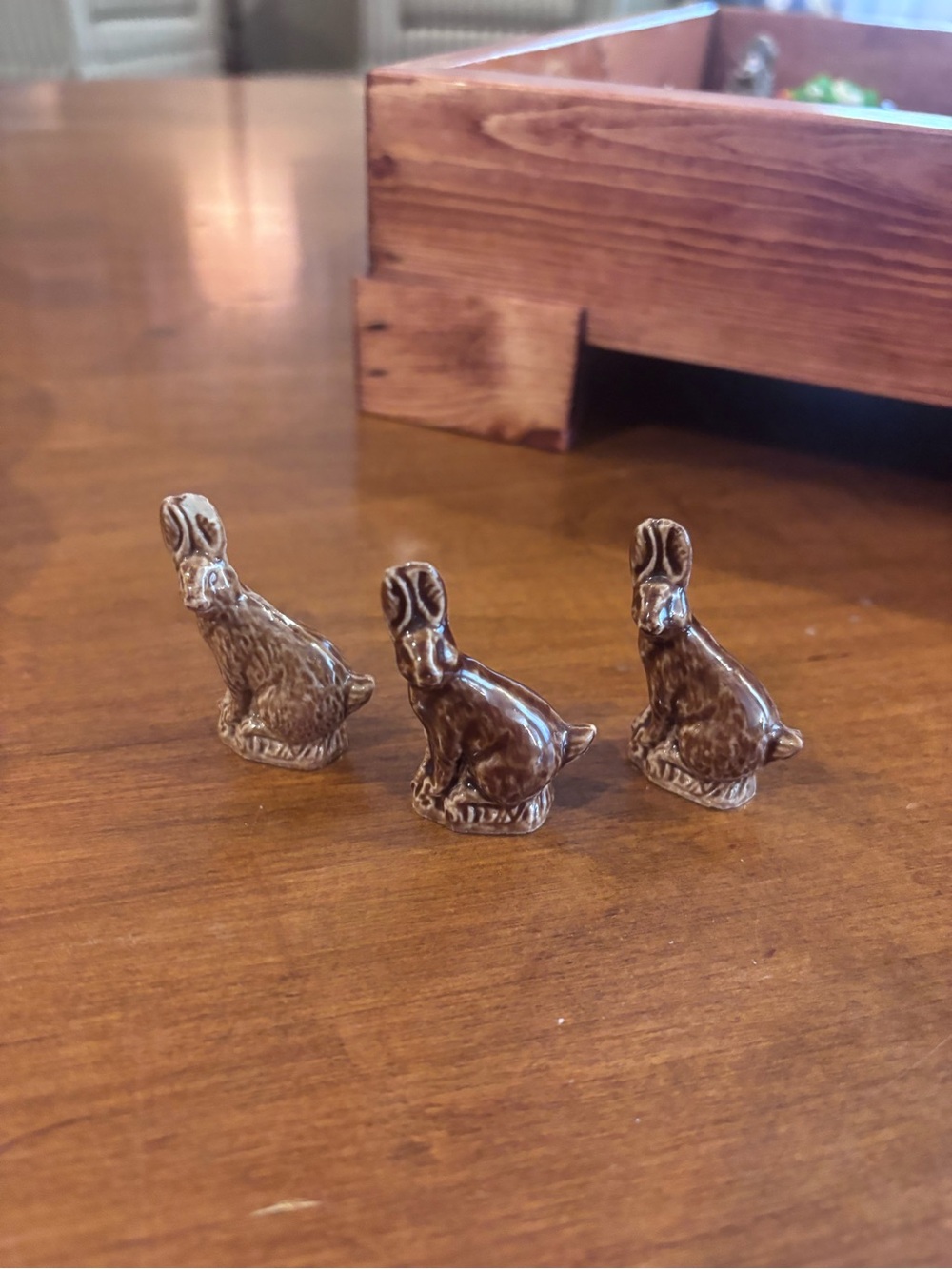 Wade Whimsies  Ceramic Bunny Figurine for Small  Decor